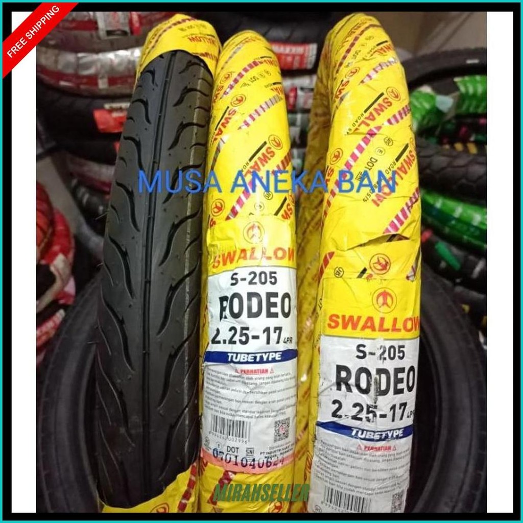 Ban Motor Swallow Uk 200, 225, 250 Ring 17. Cocok Untuk Supra Vega Smash Revo Dll. Dijamin Original 