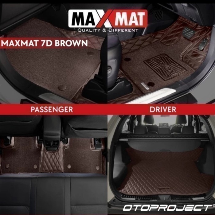 karpet 7d maxmat innova zenix Q hybrid otoproject full bagasi + coil ready stok