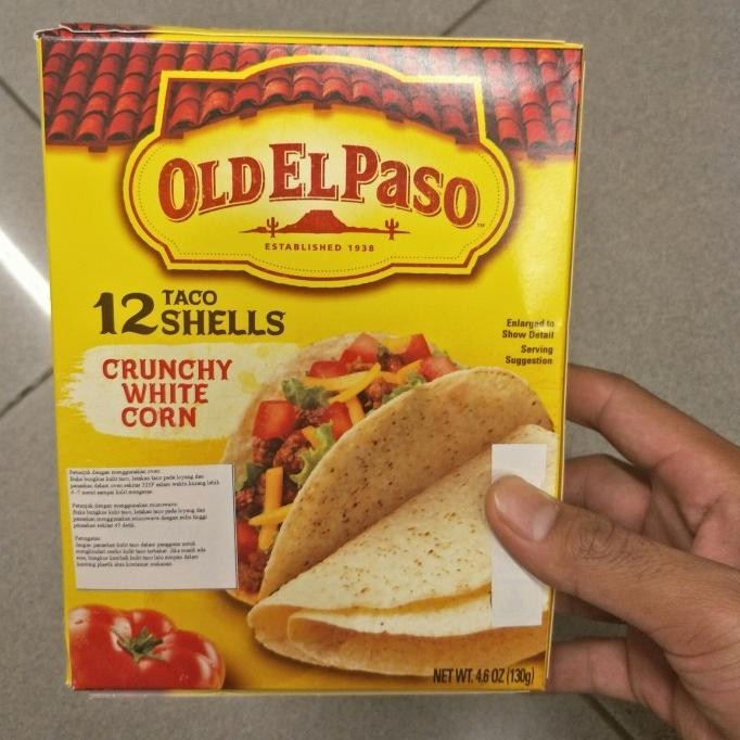 

Old El Paso Crunchy White Corn 12 Taco Shells 4.6 oz 130gr