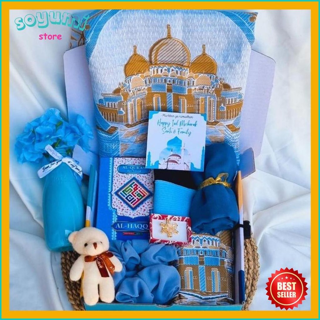 

Hampers Cewek Hijab Mukena / Kado Ulang Tahun Cewek (Order Sebelum Ketinggalan)