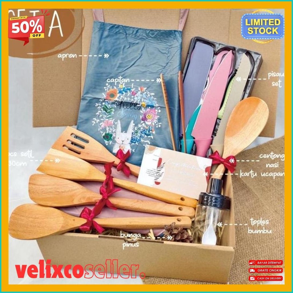 

Cooking Set Series / Hampers Pernikahan / Kado Nikahan / Kado Alat Masak / Hampers Cooking Series (Cod)