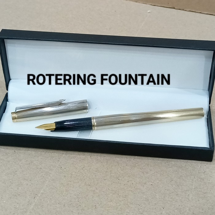 

Farizal - Pena Rotring Fountain Original No Parker Pilot Pelikan Platinum Waterman Sheaffer Cross St