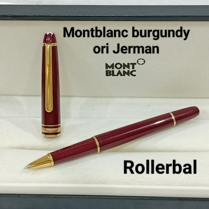 

Farizal - Pena Mont Blanc Burgundy Rollerbal Original No 01 Waterman Sheaffer Parker St Dupont