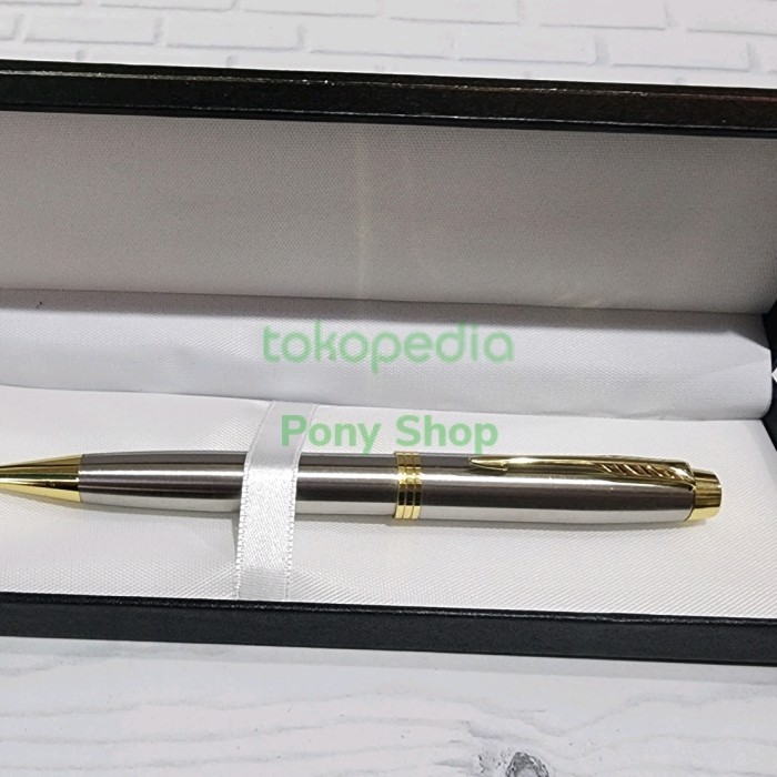 

Farizal - Pulpen Promosi Parker Im Tw New Stainless Gt Ballpoint Free Grafir Nam