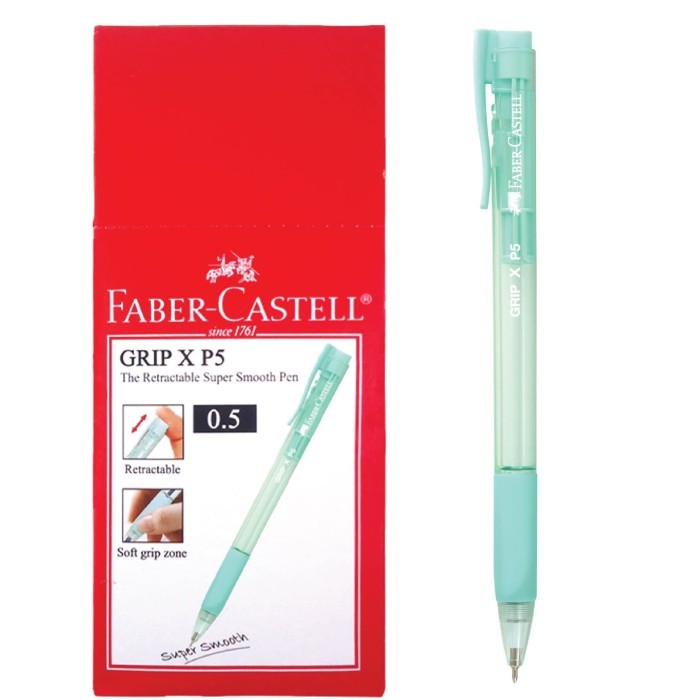 

Ready Ballpoint Grip XP 0.5 mm Barrel Green -Box isi 10pcs (FS)