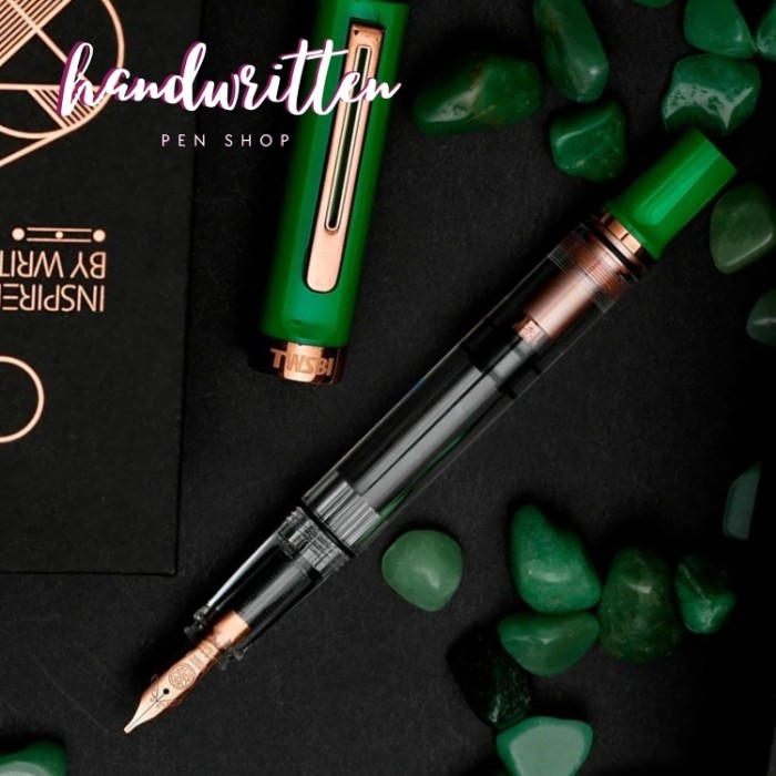 

Ready TWSBI Eco-T Royal Jade Rose Gold Fountain Pen Gift Set