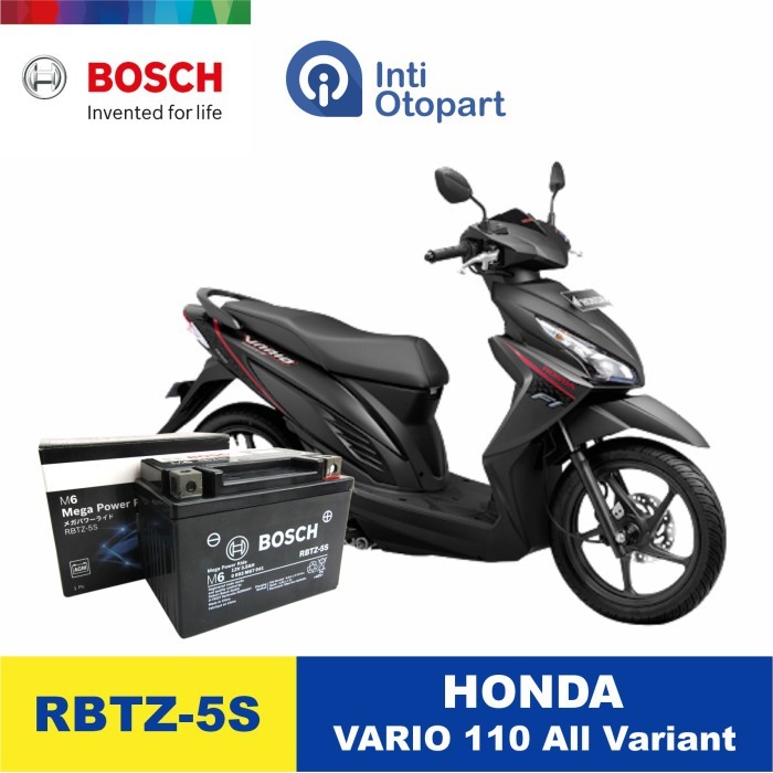 Ready Accu Aki Motor HONDA VARIO 110 ORIGINAL BOSCH