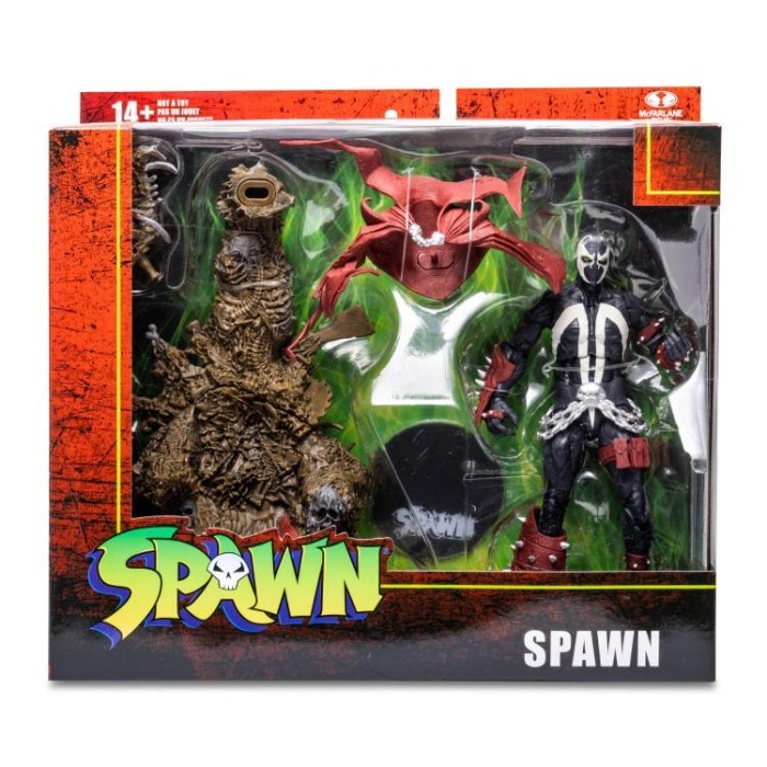 Ready mcfarlane deluxe set spawn with throne