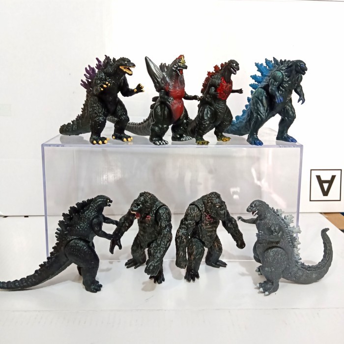 Ready Godzilla King Of The Monster Vs Kong/King kong Action Figure Set 8