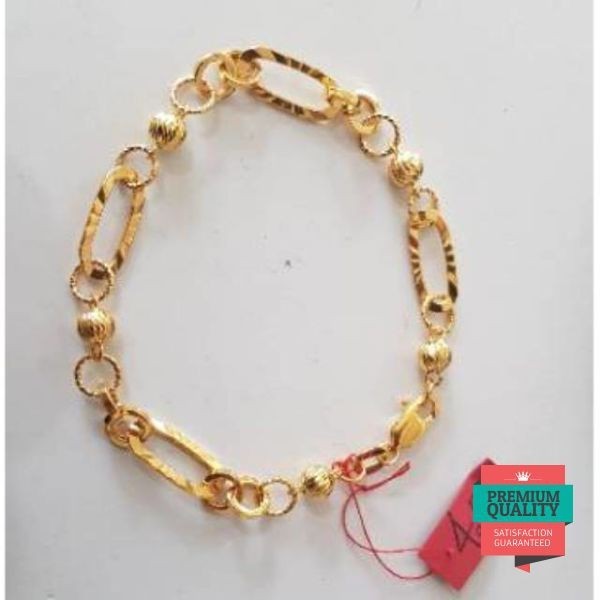 Grosir gelang emas asli kadar 700 model mocca pengait baru Keren