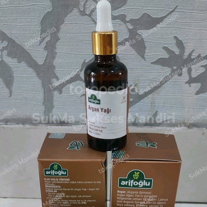 Argan Oil Arifoglu 50ml ORI from Turkey / Minyak Argan Turki / Turkiye