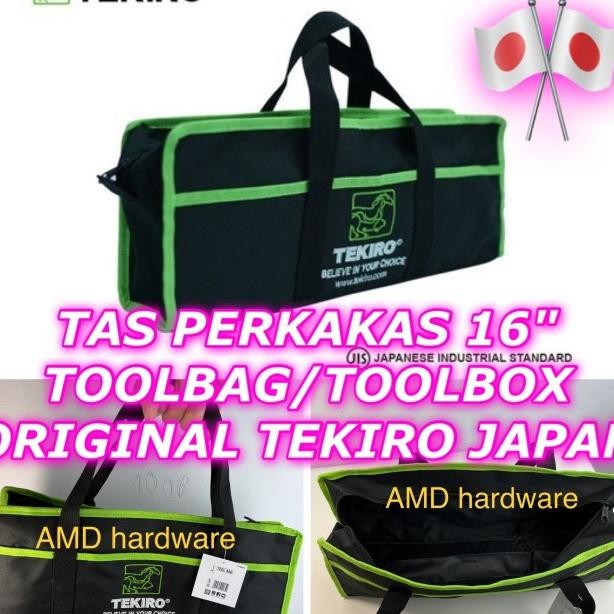 Tekiro Tas Tool Box 16" Tempat Simpan Alat Perkakas Tool Bag Kit Obeng