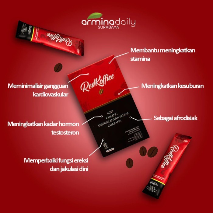 

Red Koffiee Stamina Kopi Merah 1 Box