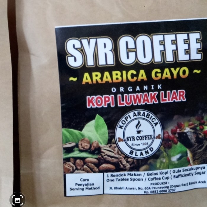 

Kopi Luwak Liar 250 Gram SYR