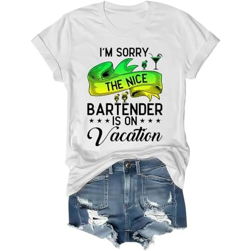 Kaos Maaf Bartender Baik Sedang Liburan, Kaos Maaf Bartender Baik Sedang Liburan |bhdkVKZn|