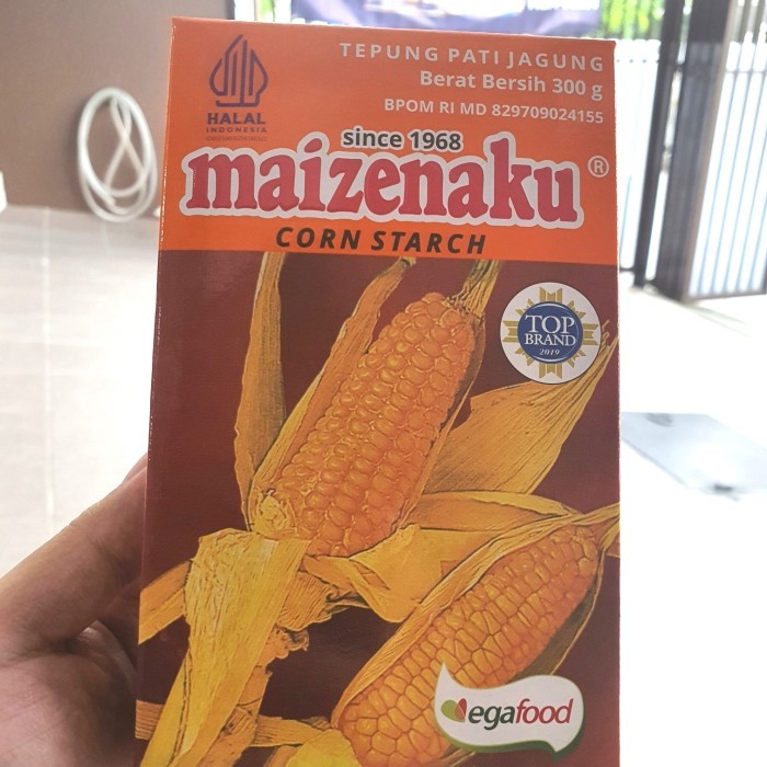 

Tepung Pati Jagung / Tepung Maizena / Corn Starch Maizenaku 300gr