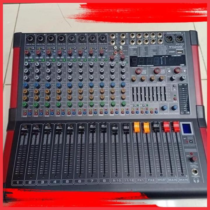 (SOU) WISDOM GM-120 GM120 MIXER 12 CHANNEL