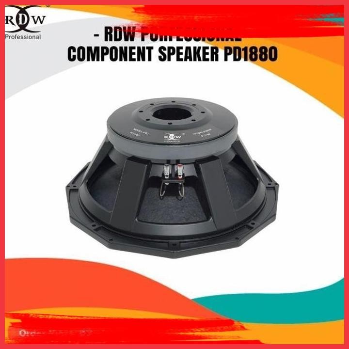 (SOU) SPEAKER KOMPONEN 18INCH PD1880 PD 1880 RDW PROFESSIONAL