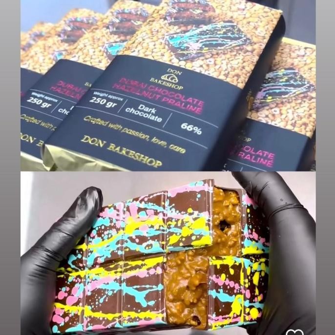 

DONBAKES COKLAT DUBAI HAZELNUT PRALINE AM99