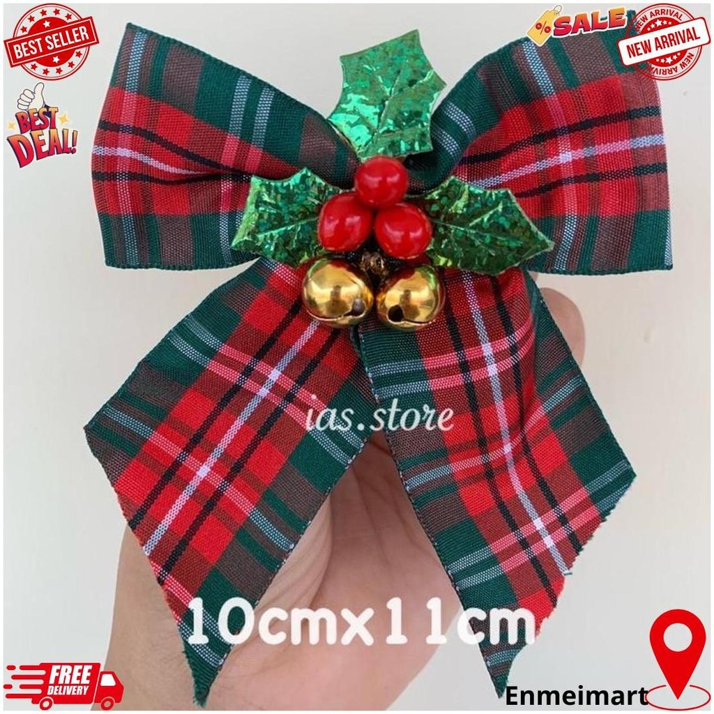 

Pita Natal Jadi | Pita Natal Besar | Hiasan Hampers Natal | Pita Kado Natal | Pita Parcel Natal D Promo 11.11 D Terlaris