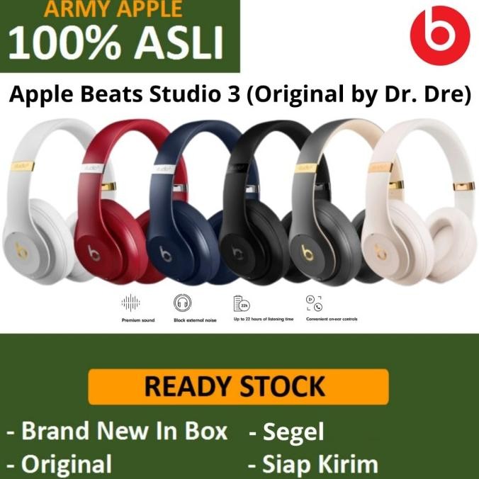 Apple Beats Studio 3 Wireless Over Ear Headphone Original by Dr. Dre IRF