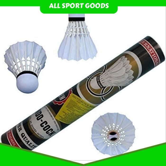 1 DUS 50 SLOP COCK SHUTTLECOCK INDOCOCK INDO COCK HITAM ORIGINAL 100% MURAH MERIAH ALL SPORT GOODS 