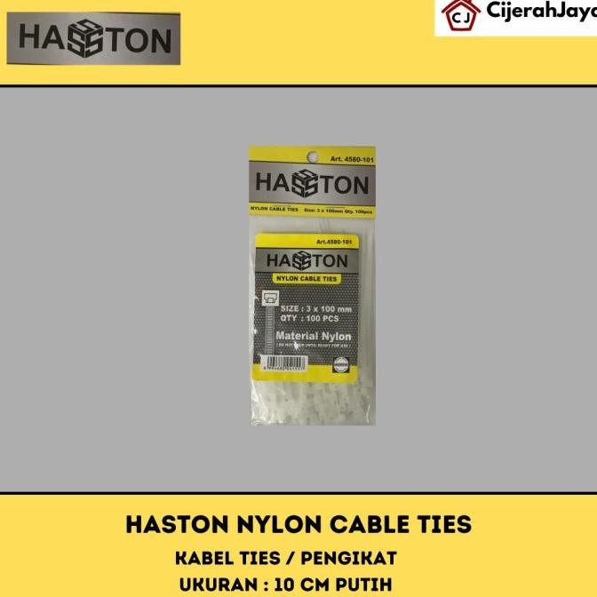 

TERBARU - PROHEX Cable Ties 10 cm PUTIH Hasston Kabel Tie Pengikat Strap 100 mm