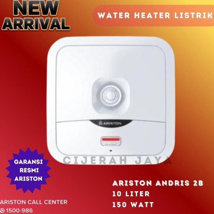 WATER HEATER ARISTON / PEMANAS AIR LISTRIK ARISTON ANDRIS 2B 10 LITER