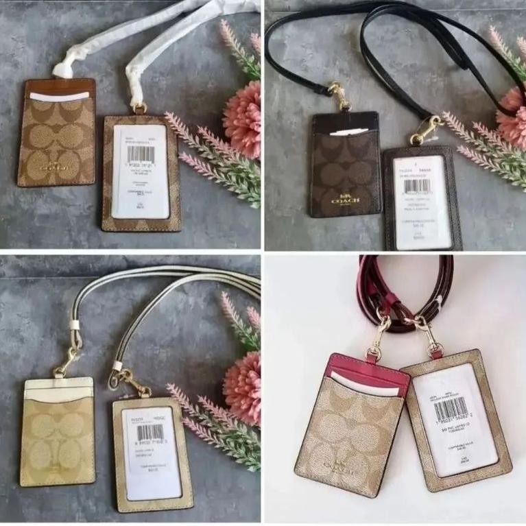 

coachoriginalll lanyard id card merk original name tag.