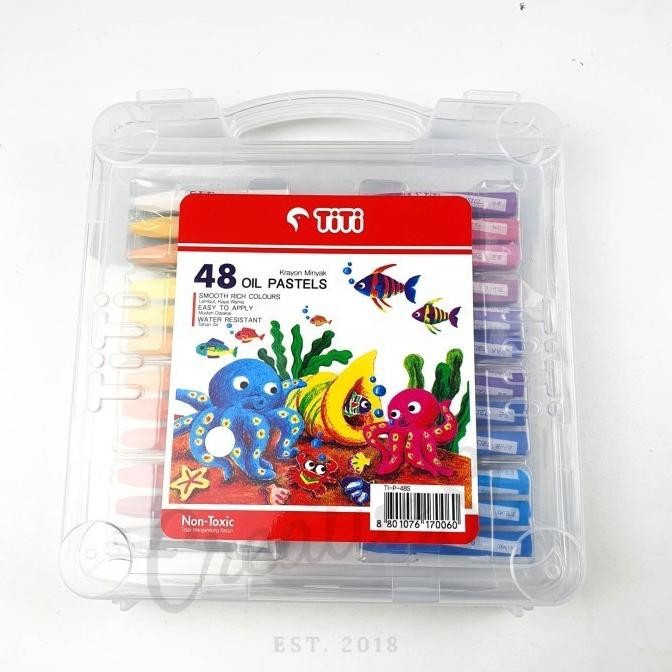 

TITI Crayon Oil Pastel 48 Warna Case