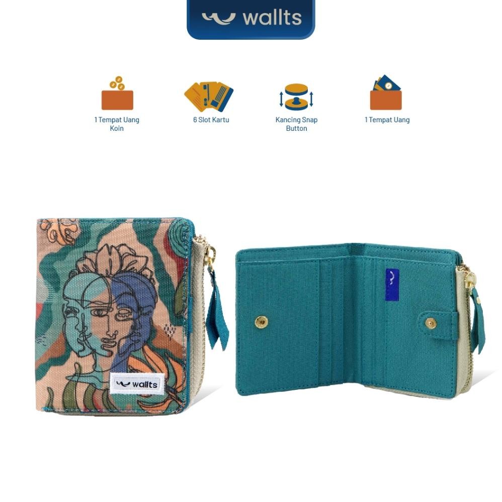 Wallts Unica - Dompet Wanita Dompet Koin Wanita Dompet Kanvas