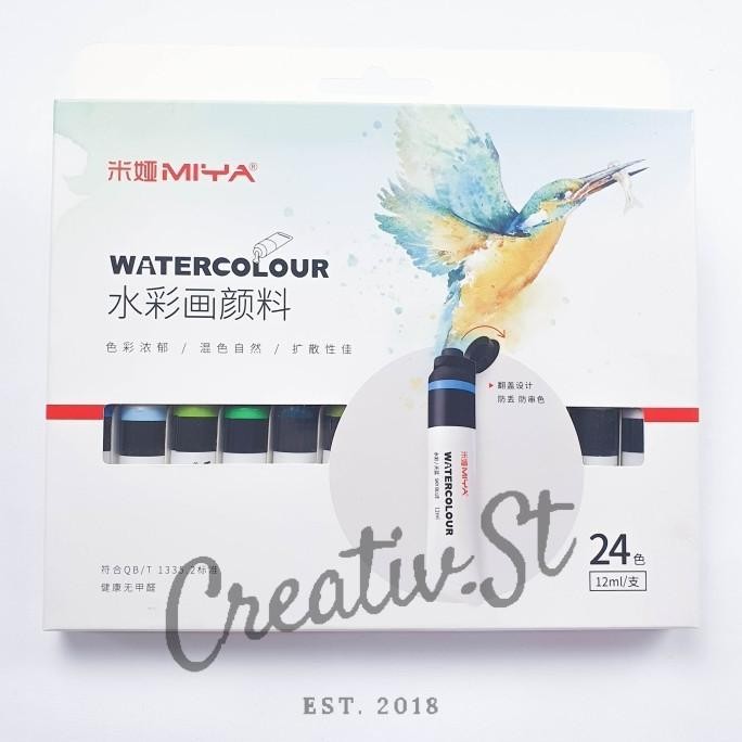

MIYA Cat Air Watercolor Tube 24 colour x 12 ml YSC63