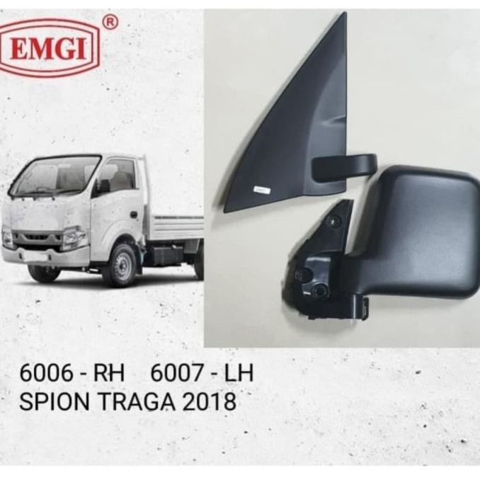 Kaca Spion Isuzu TRAGA Manual Hitam LH (Kiri) EMGI 6007