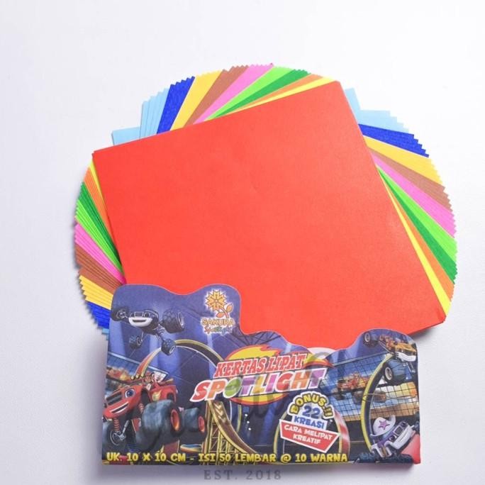

BEBAS ONGKIR - Sakura Kertas Lipat Origami 10X10 isi 100 lbr