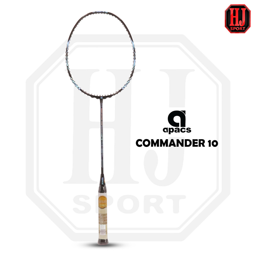 Raket Original Apacs Commander 10 Bonus Senar & Tas Badminton