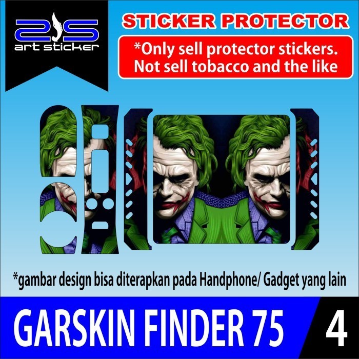 COD Finder 75 Itachi Joker Stiker Skin Casing Bayar Ditempat Buy1get1free