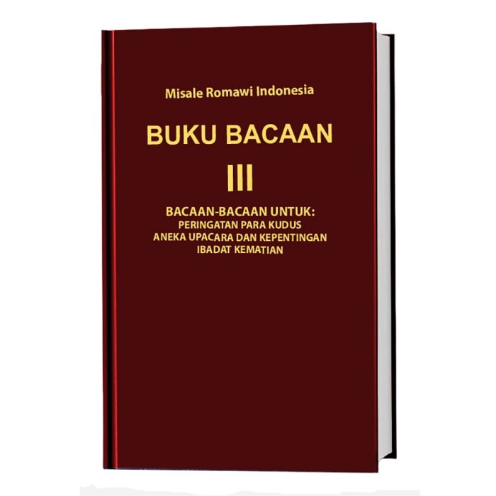 

Ready Buku Bacaan Misa III Aneka Upacara Gereja Peringatan Para Kudus