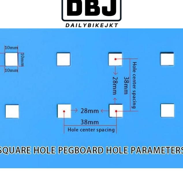 Pegboard Besi Wall Organizer Rak Dinding Ra Tool