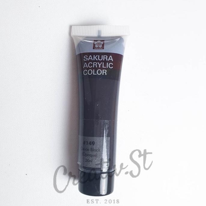 

TERMURAH - Acrylic Sakura 20 ml Paint Acrylic Colour Part 2 Brown Black White Gol