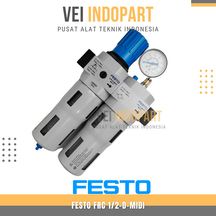 Masih Ada Festo Air Filter Regulator Lubricator Frc 1/2-D-Midi