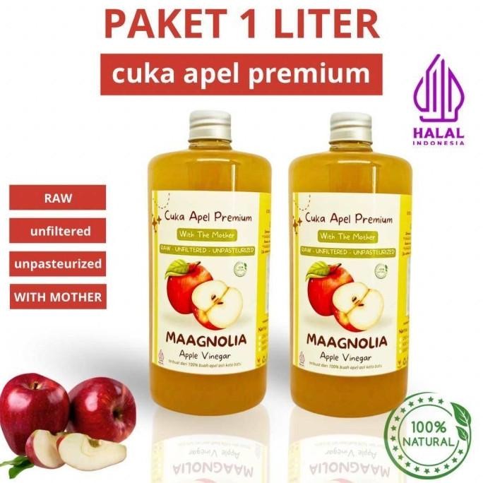 

HRG DISKON Cuka Apel Maagnolia 1 Liter Premium With Mother