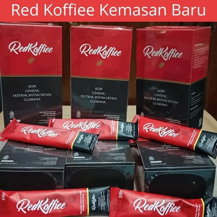 

Red Koffiee Kopi Herbal 1 Box Isi 10 Sachet Original Bpom
