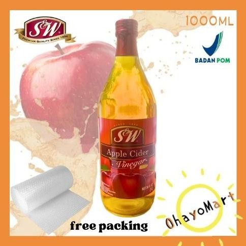 

HOT PROMO SW | S&W Apple Cider Vinegar | Cuka Apel 946ml