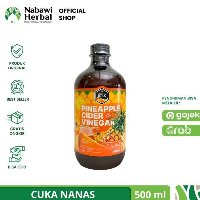 

TERMURAH LINK - Cuka Nanas With Honey - Pineapple Cider Vinegar Organic 500ml