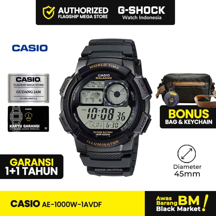 Casio General AE-1000W-1AVDF AE-1000W AE-1000 AE1000W AE 1000W