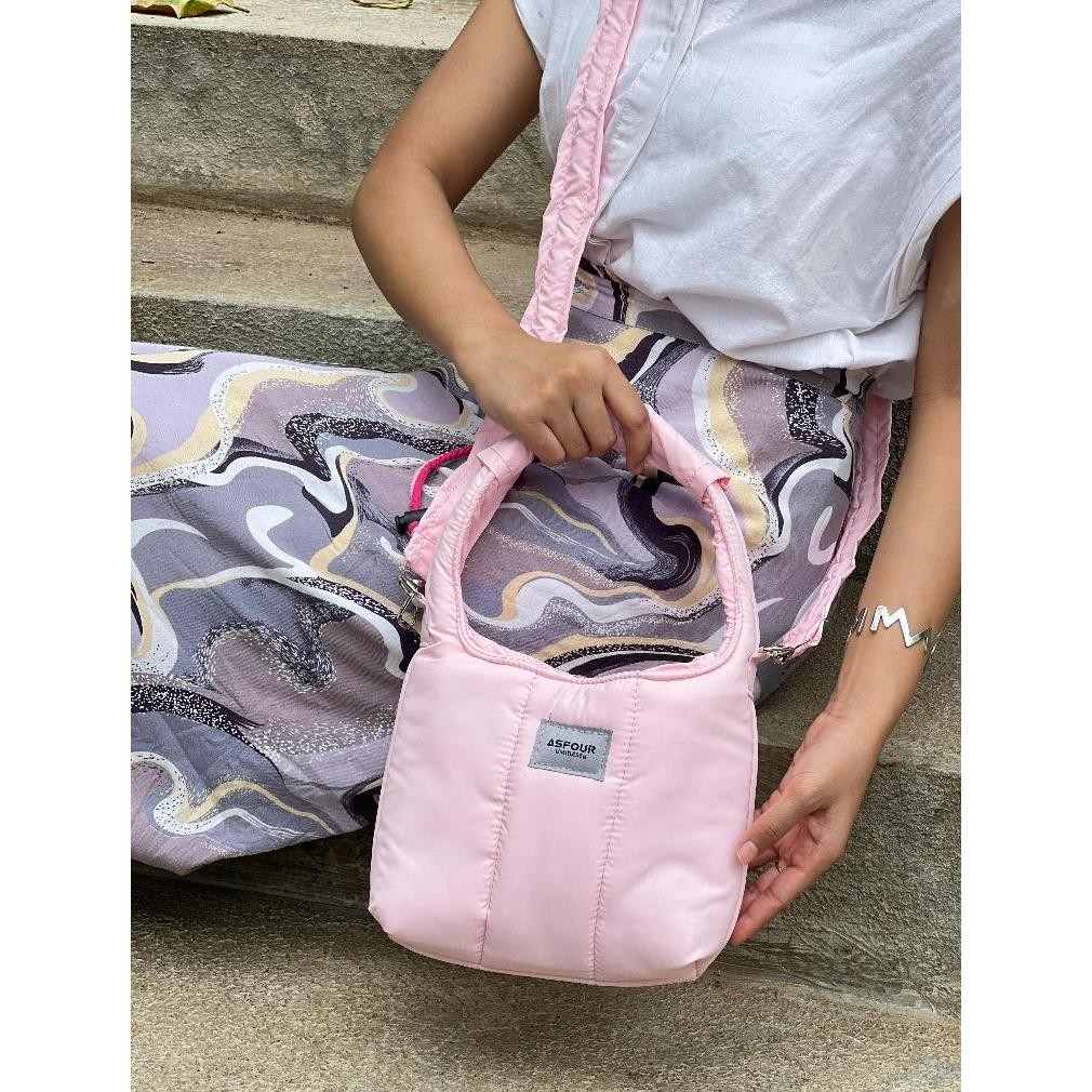 Pisces Slingbag | Asfour Limitless | Tas Wanita Parasut Slingbag Tas Bahu Tas Hologram Puffy Puffer