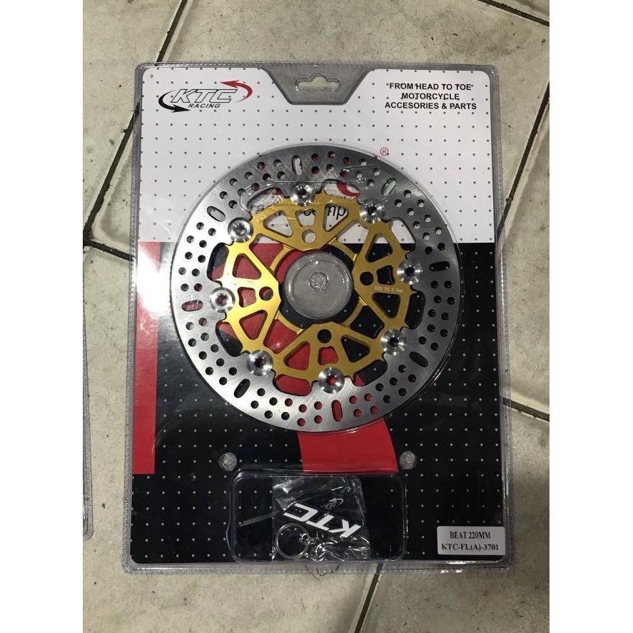 Piringan Ktc Beat 220 Bulat, Dics Ktc 220 Vario 150 Lubang 4, Cakram K