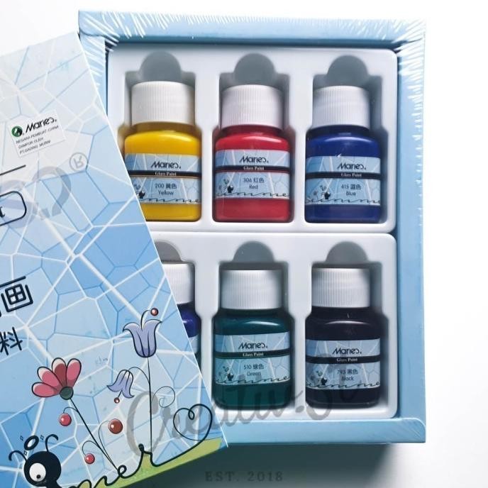 

Maries Glass Paint 24 Color SET Cat Kaca