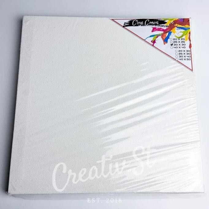 

BEBAS ONGKIR - Kanvas Lukis Clays Canvas 30x30