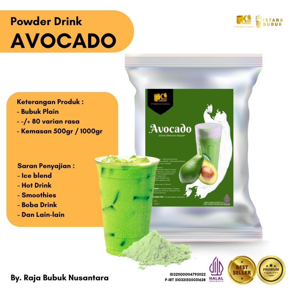 

Bubuk Minuman Avocado bubuk minuman Alpukat Serbuk Minuman rasa Avocado Powder Drink Avocado